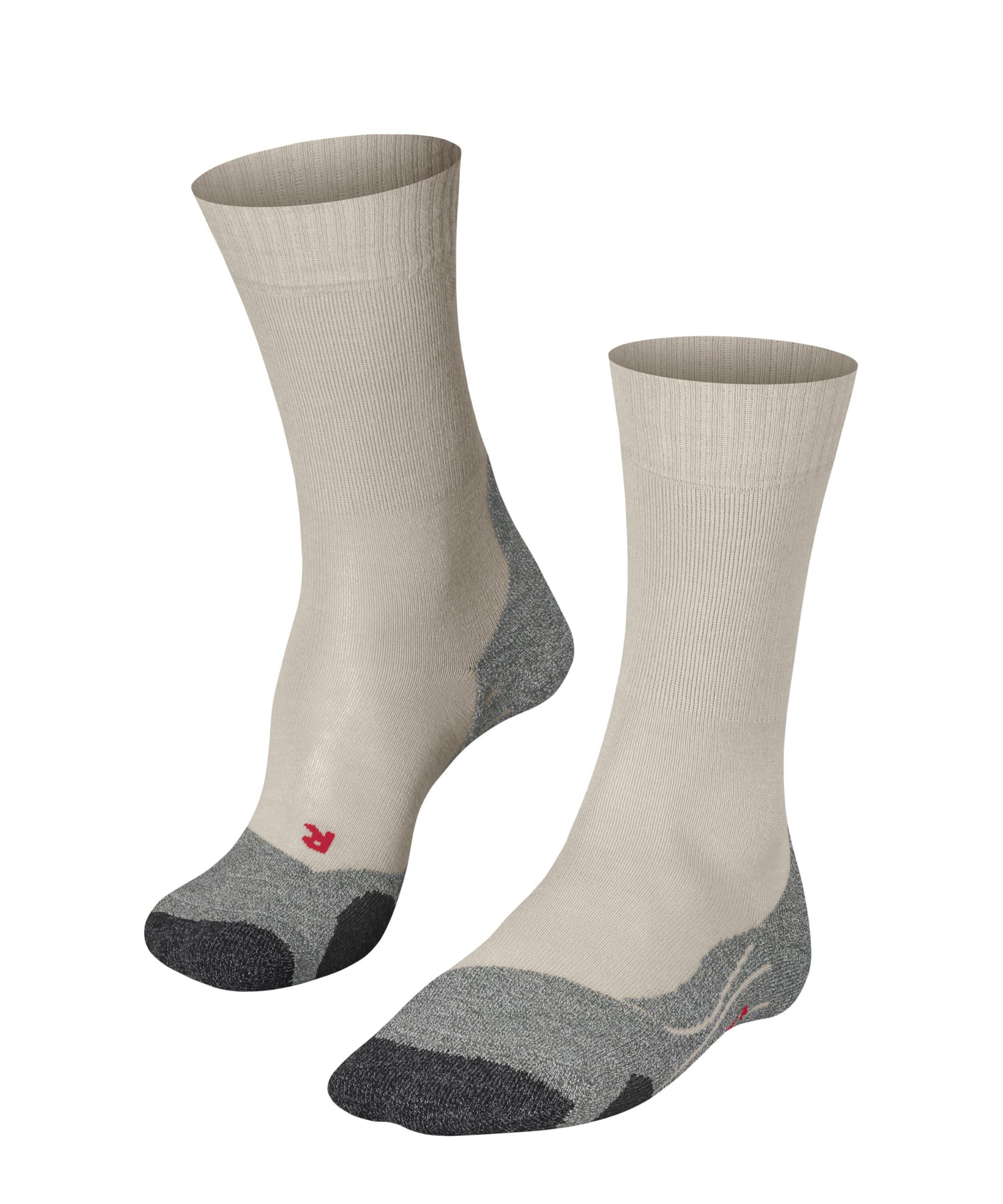 FALKE Men's TK2 Explore M So Wool Thick Anti-Blister 1 Pair Hiking Socks, Beige Natural 4200, 11-12.5