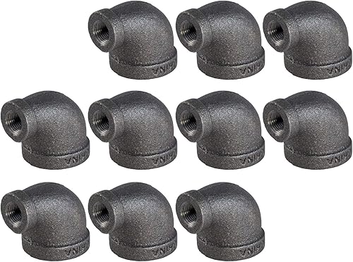 BMRL1140-10 - Codo, 1-14 pulgadas x 12 pulgadas, negro