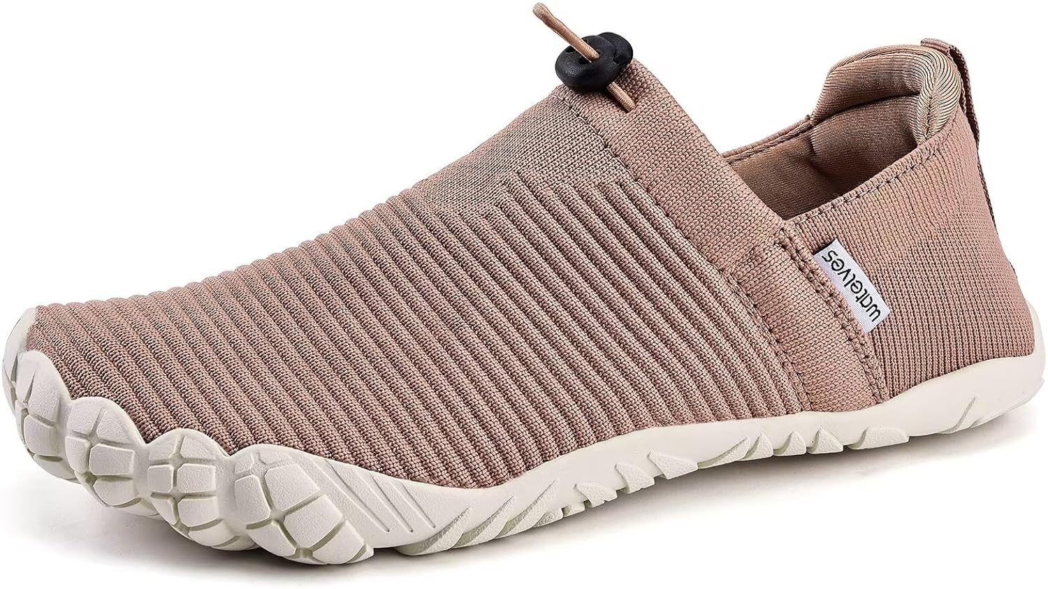 WateLves Water Shoes Womens Mens - Comfortable Lightweight Striped Pattern Barefoot Shoes for Beach Swim Pool Yoga Boating Water Aerobics