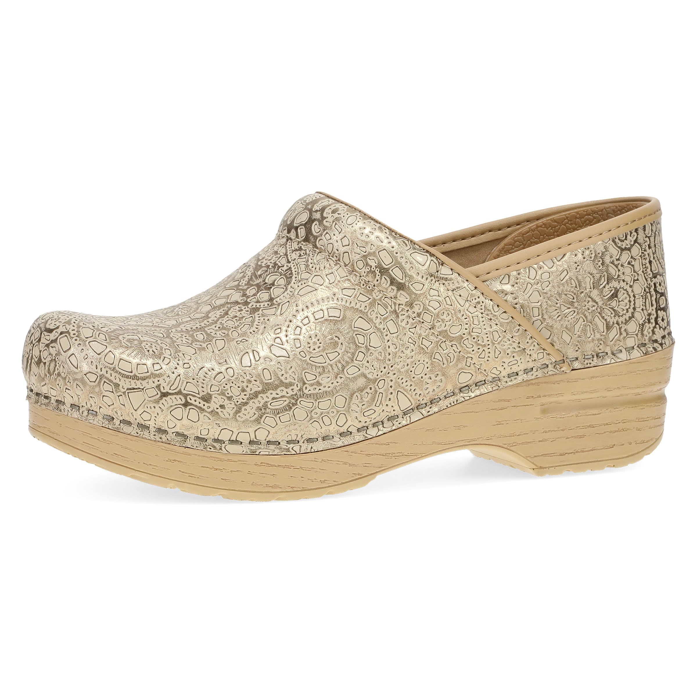 Dansko Women’s Professional Slip-On Clogs –Rocker Sole and Arch Support for Comfort-Ideal for Nursing, Food Service, Healthcare Lacy 11.5-12 M US