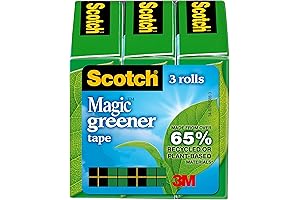 Scotch Magic Greener Tape: Non-Toxic and Environmentally Friendly
