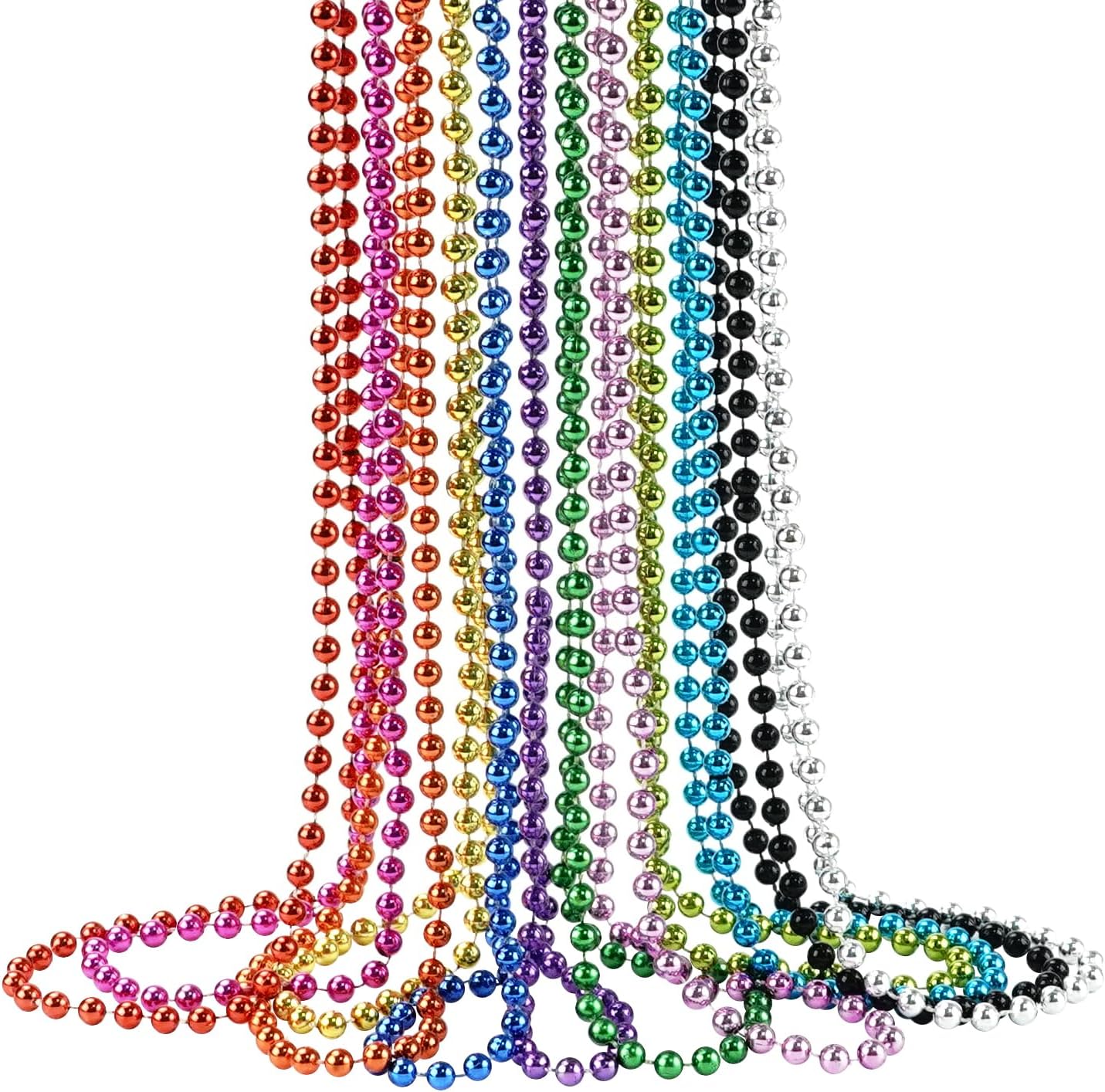 ZZYFGH 12 Pcs Beads Necklaces Party Decorations