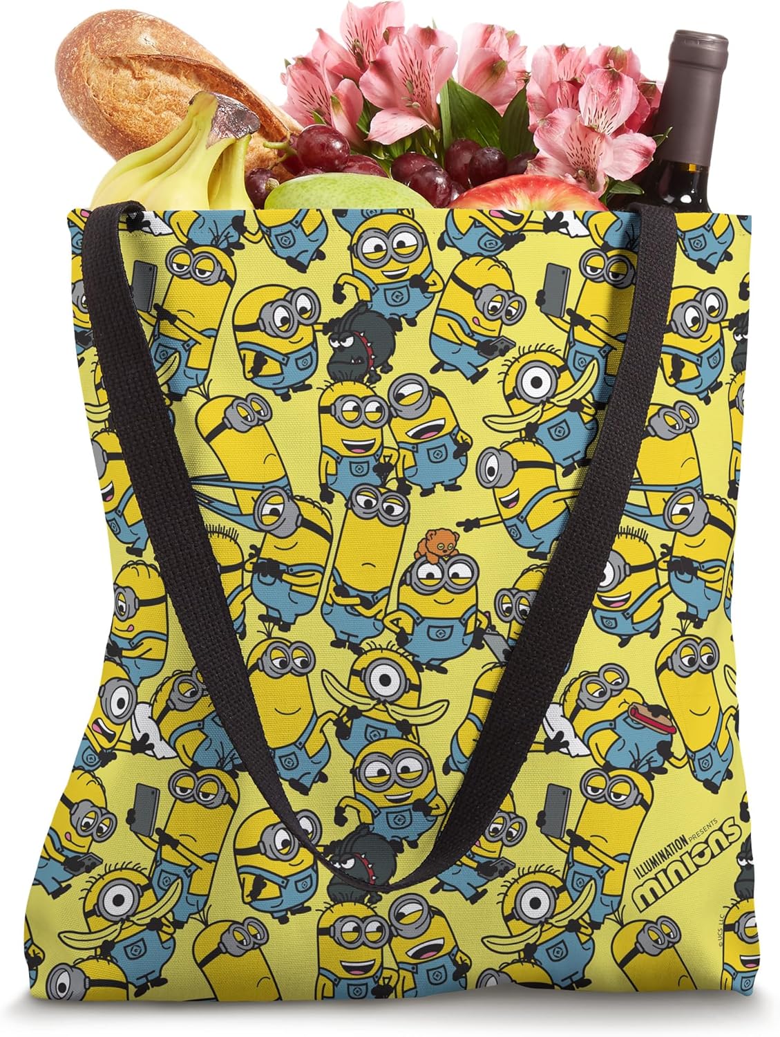 Minions All Over Tote Bag