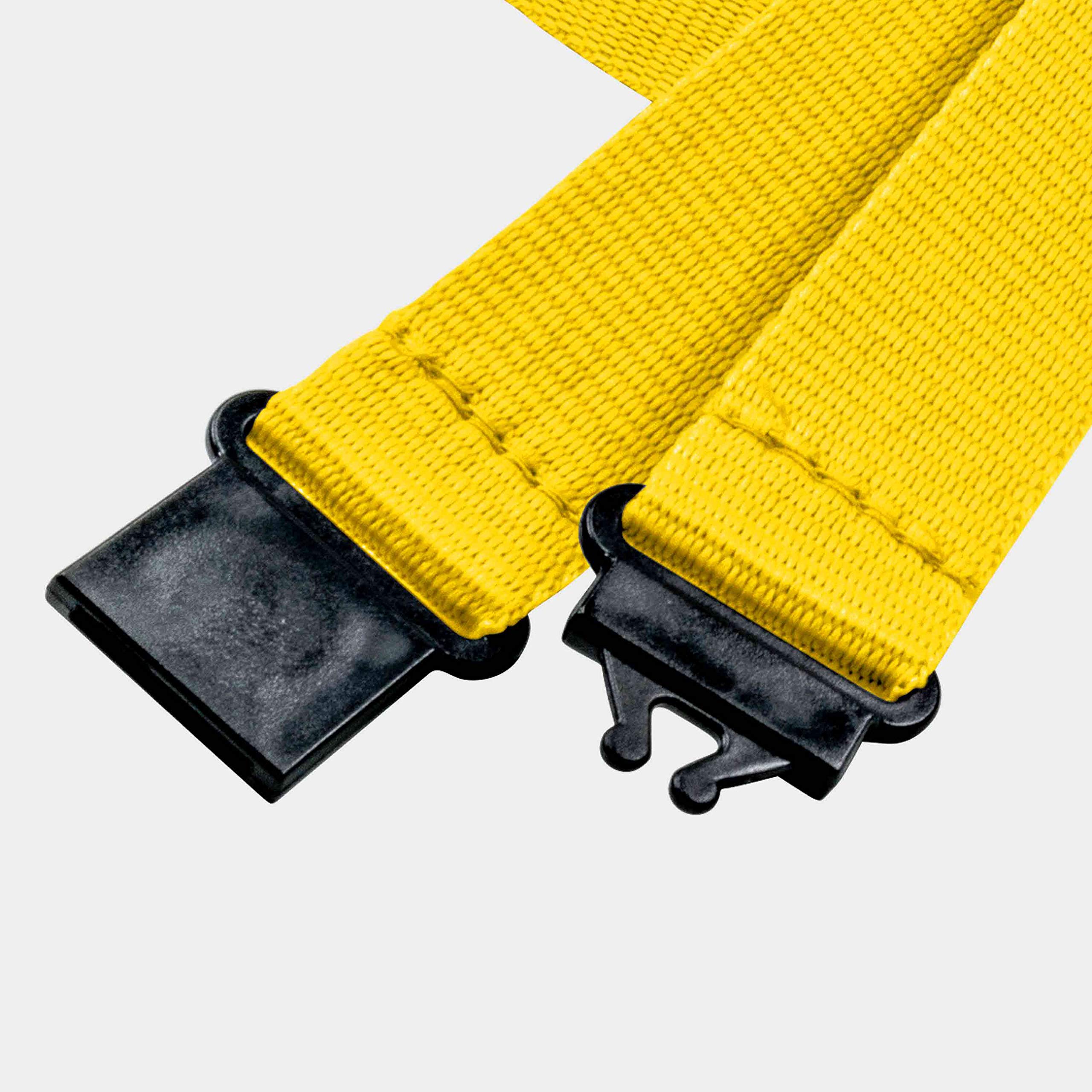 100er Pack Schlüsselbänder 20 mm, easy going Haken, Sicherheitsverschluss, Gelb