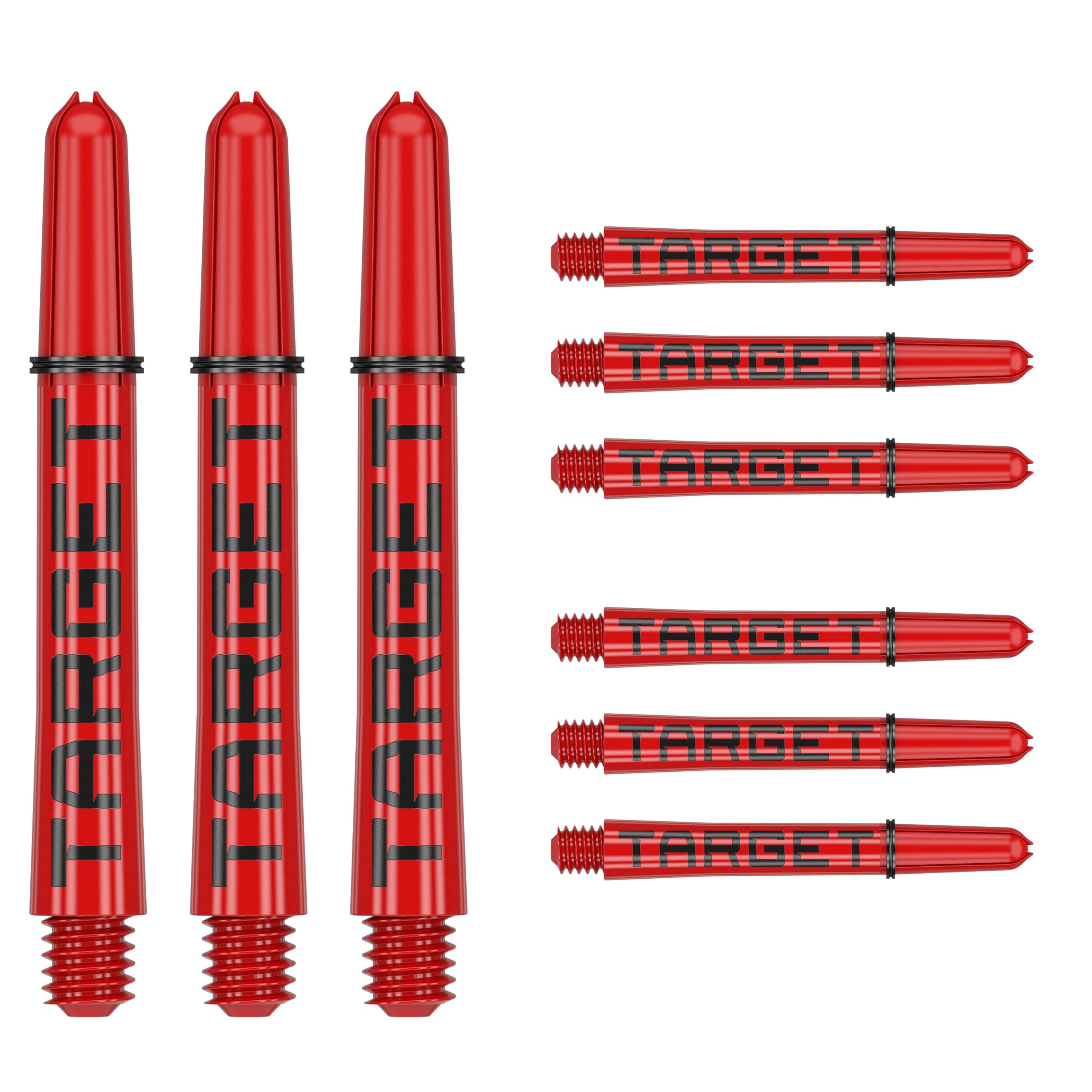 Target Darts PRO Grip Tag Shaft (Confezione da 9) Alberi Multipack, Accessori Professionali per Freccette, Set di Alberi per Freccette
