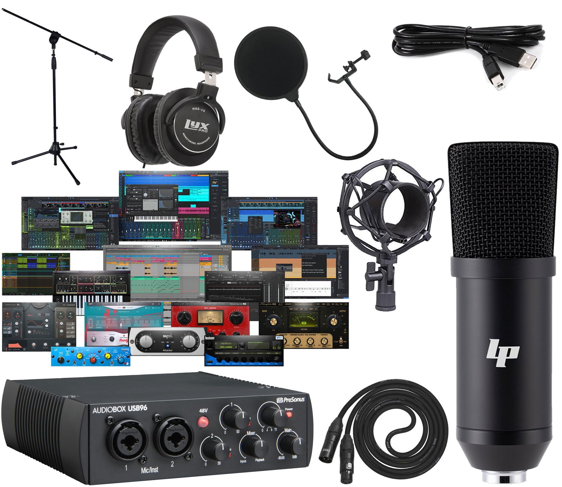 Amazon.com: AudioBox 96 USB 2.0 Recording Studio Bundle with