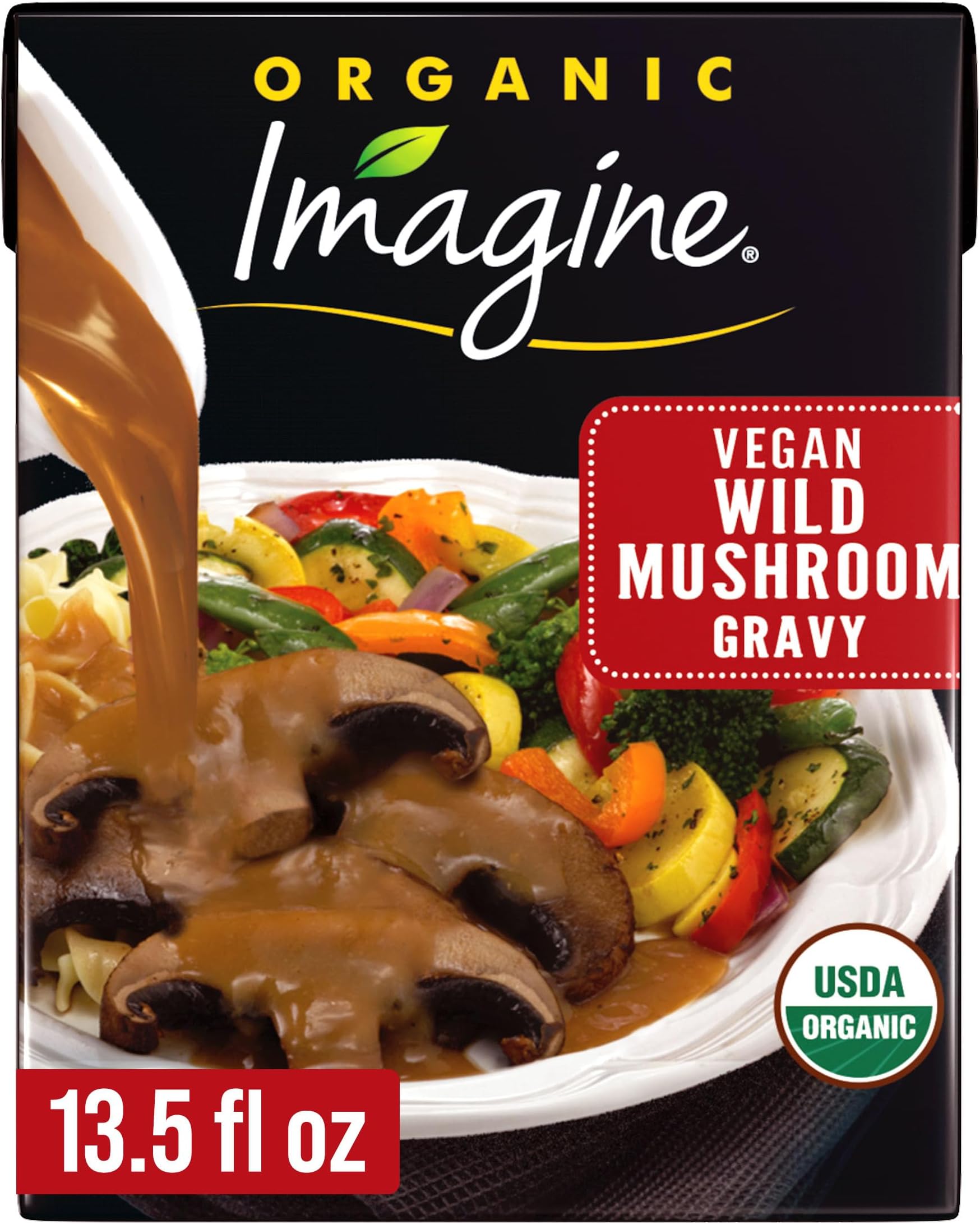 Organic Vegan Wild Mushroom Gravy 13.5 oz