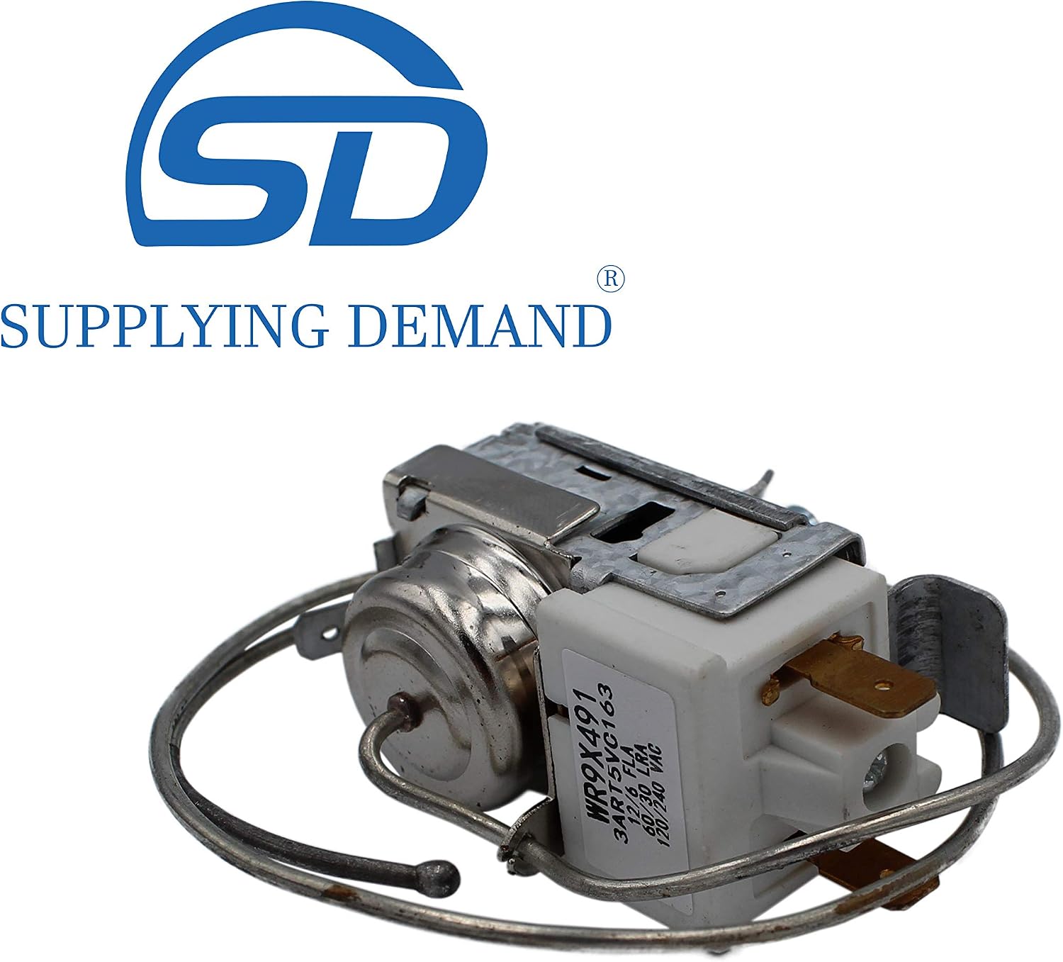 Supplying Demand WR9X491 WR9X448 Refrigerator Temperature Control Thermostat Replacement