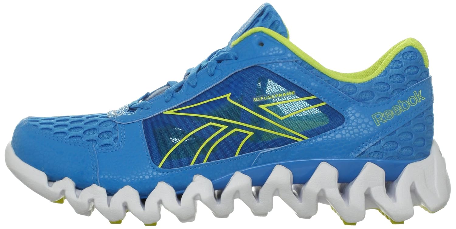 Buy Reebok Men's Zigtech Shark Pursuit360 Running Shoe,Far Out Blue