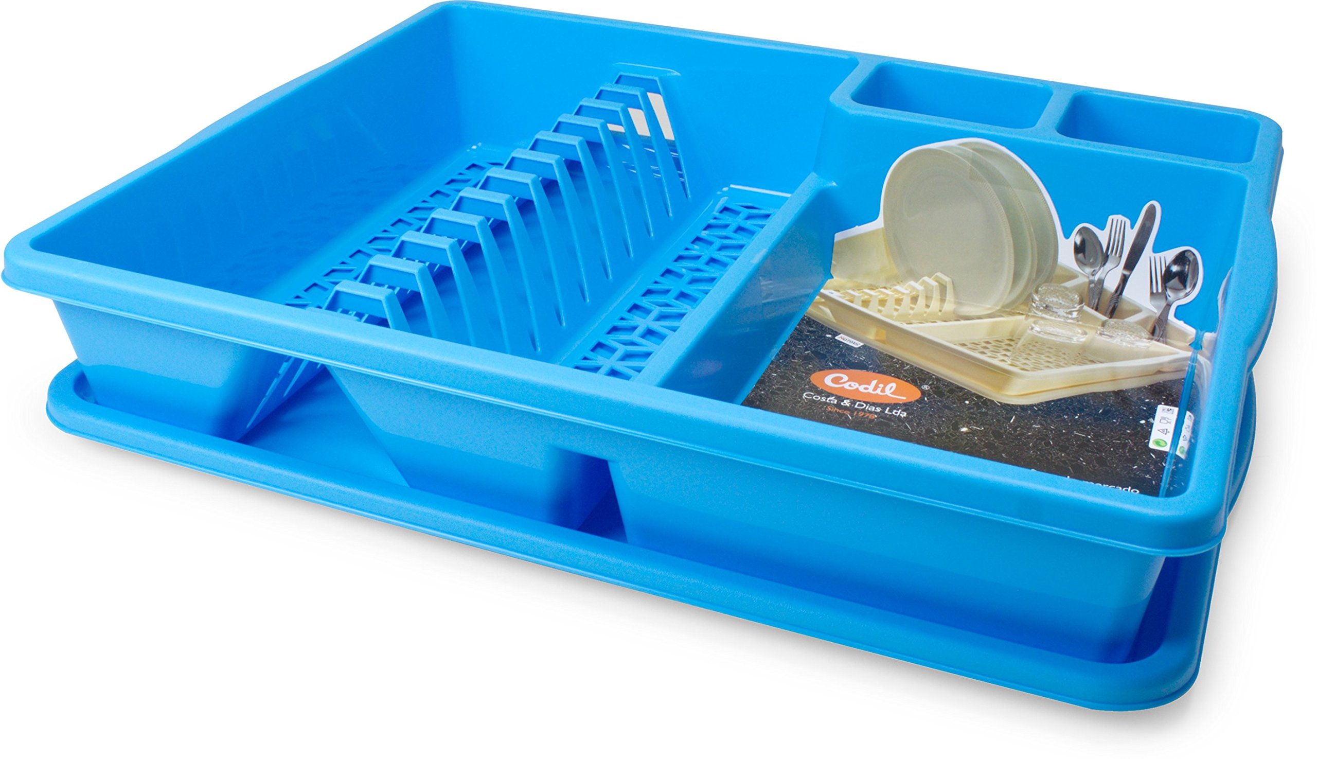 CodilBazar Dish Drainer Complete, Assorted, 47.5 x 38 x 9 cm