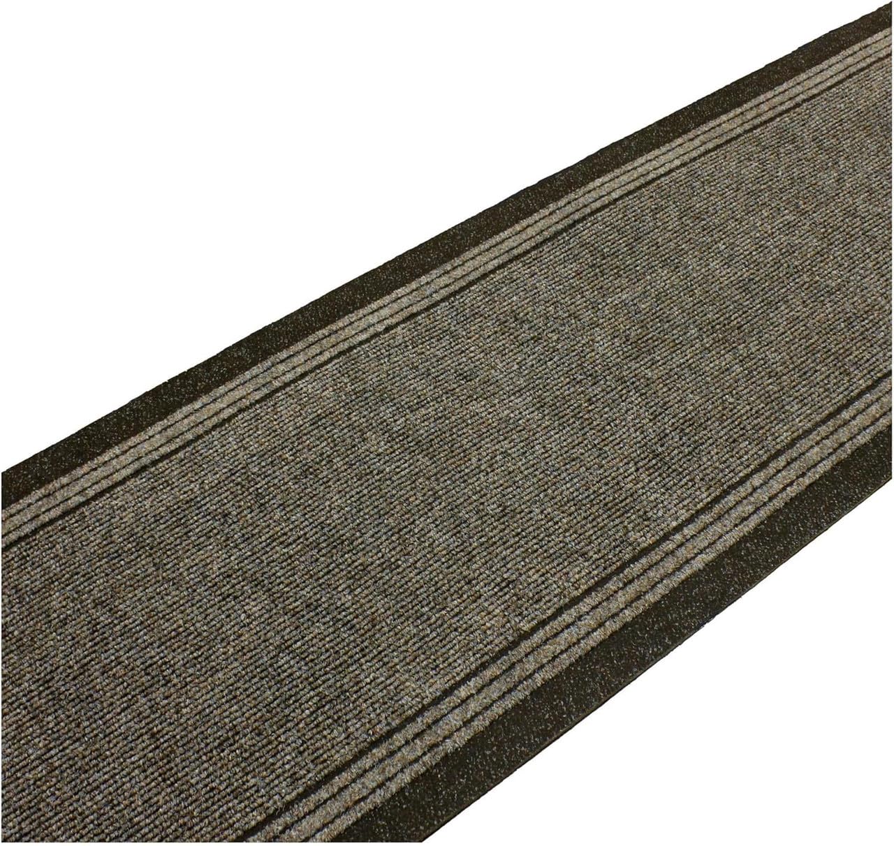 SrS Rugs® Sydney Long Carpet Runner - Heavy-Duty - Stain-Resistant - Absorbent - Non-Slip Rubber Backed - Strong - Industrial Grade - Tough Mat for Hall and Stairs (Beige, Length: 11' (67 x 335 cm)) — image 1