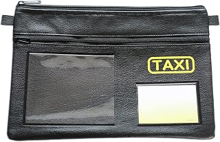 effektivo Taxi Vehicle Paper and Document Wallet with Various Compartments and Taxilo Type, Black, Black, 30 x 1 x 20 cm, Classic