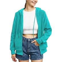 Womens Fleece Hooded Jacket 4 Pockets S - XXL