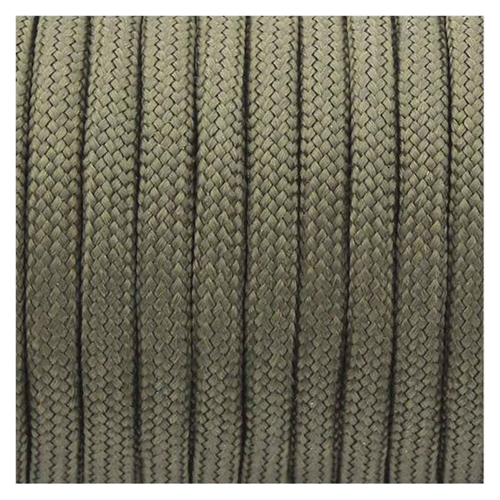 corda da arrampicata 250 colori Paracord 4mm 100 metri bobine 7 fili corda cordone paracadute arrampicata all'aperto sopravvivenza paracord 550 (Color : 19)