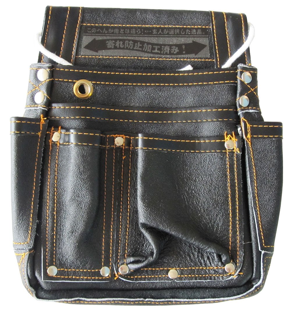 Amazon | B-STAFF マチ付釘袋エバー革 No.101B | 腰袋・釘袋