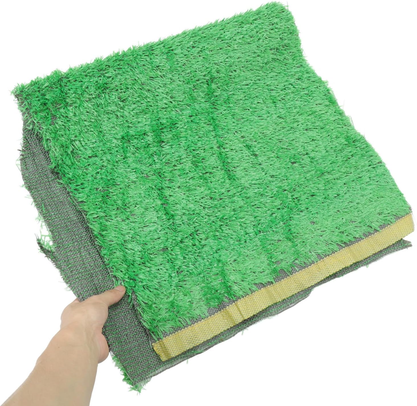 Hemoton Artificial Turf Decor Thick 2cm Woven Base Fake Grass Lawn with Realistic Appearance and Fade Resistant Material Pp Pe for DIY Model Train Layout and Landscape Craft