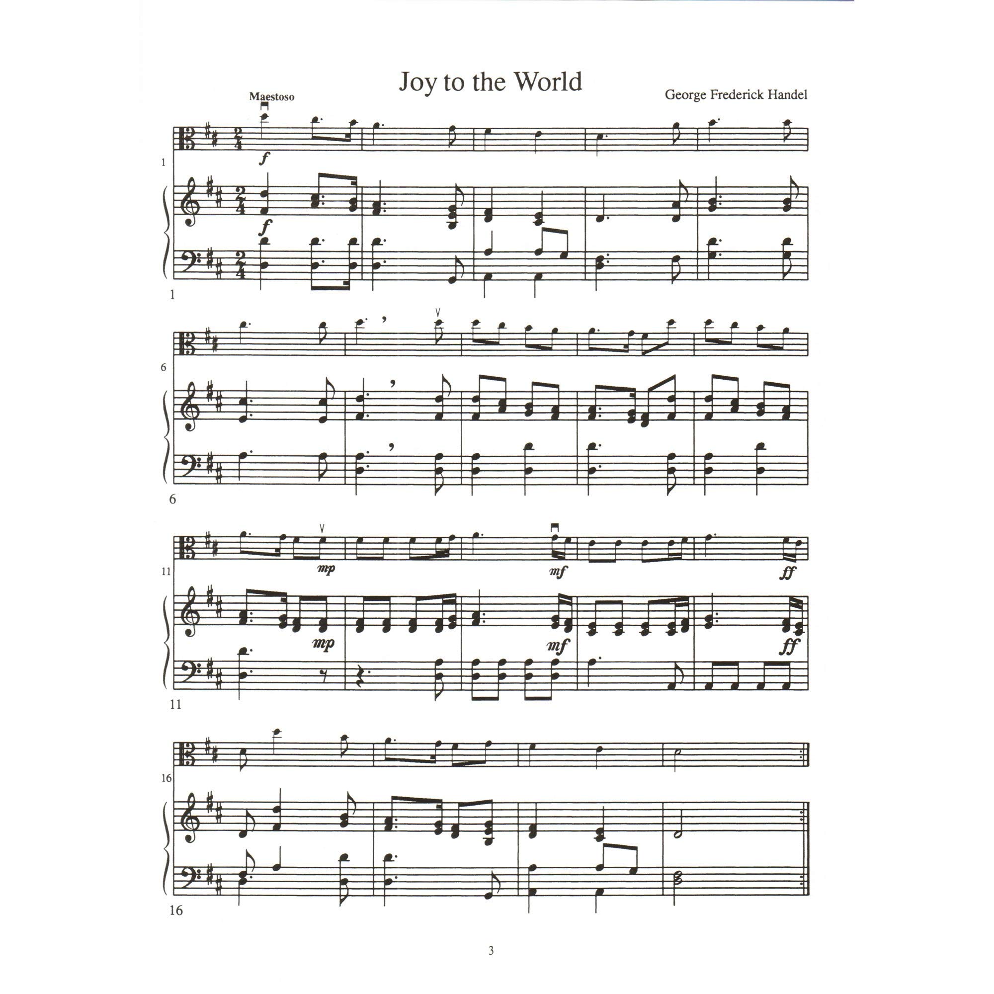 Christmas Solos for Beginning Viola