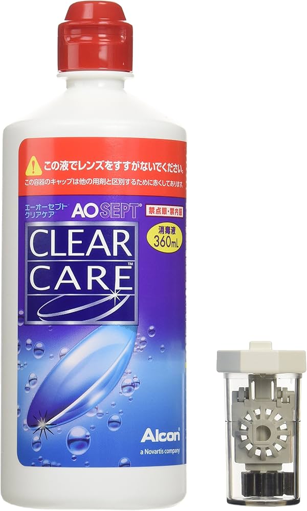 【新品未使用】AOセプトクリアケア　アルコン　コンタクト洗浄液　360ml×7本 81zuS9m3GfL._AC_UF894,