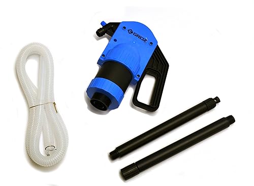 Miniatura 4 de GROZ Bomba de tambor de acción de palanca de plástico  Adaptador de tapón integrado de 2 pulgadas  para aceites de alta viscosidad productos