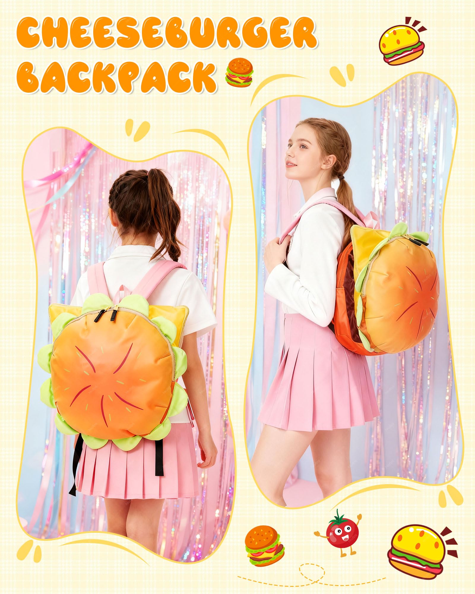 Cheeseburger Backpack