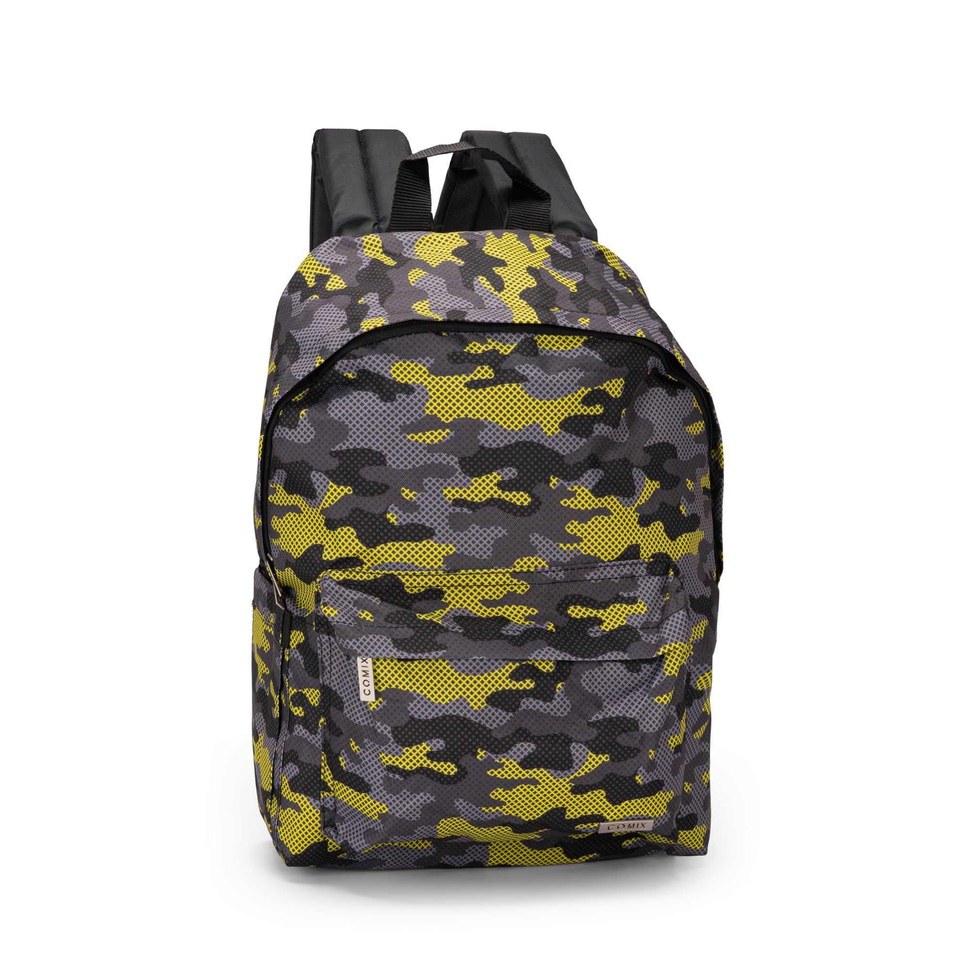 COMIX, ZAINO AMERICANO ALLOVER MESH Unisex-Bambini e ragazzi, Nero Camo, Medio
