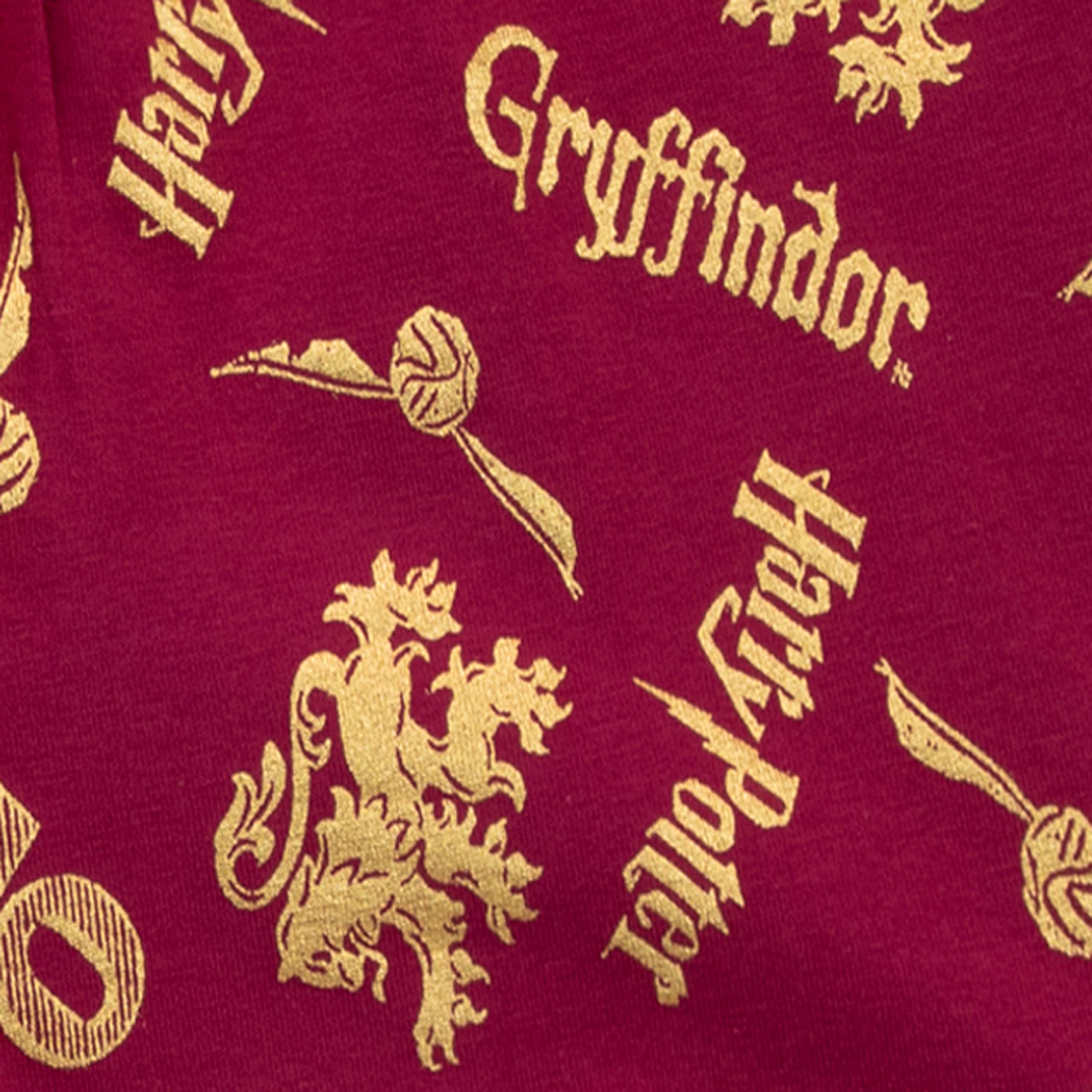 Harry Potter Dziewczęca krótka piżama Gryffindor