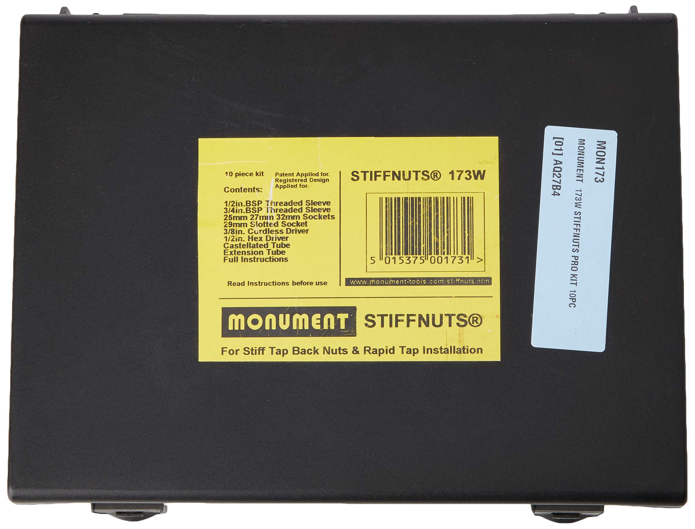Monument Tools Kit Pro 173 - Lot De 10 écrous Rigides Pour Clé à Chaîne