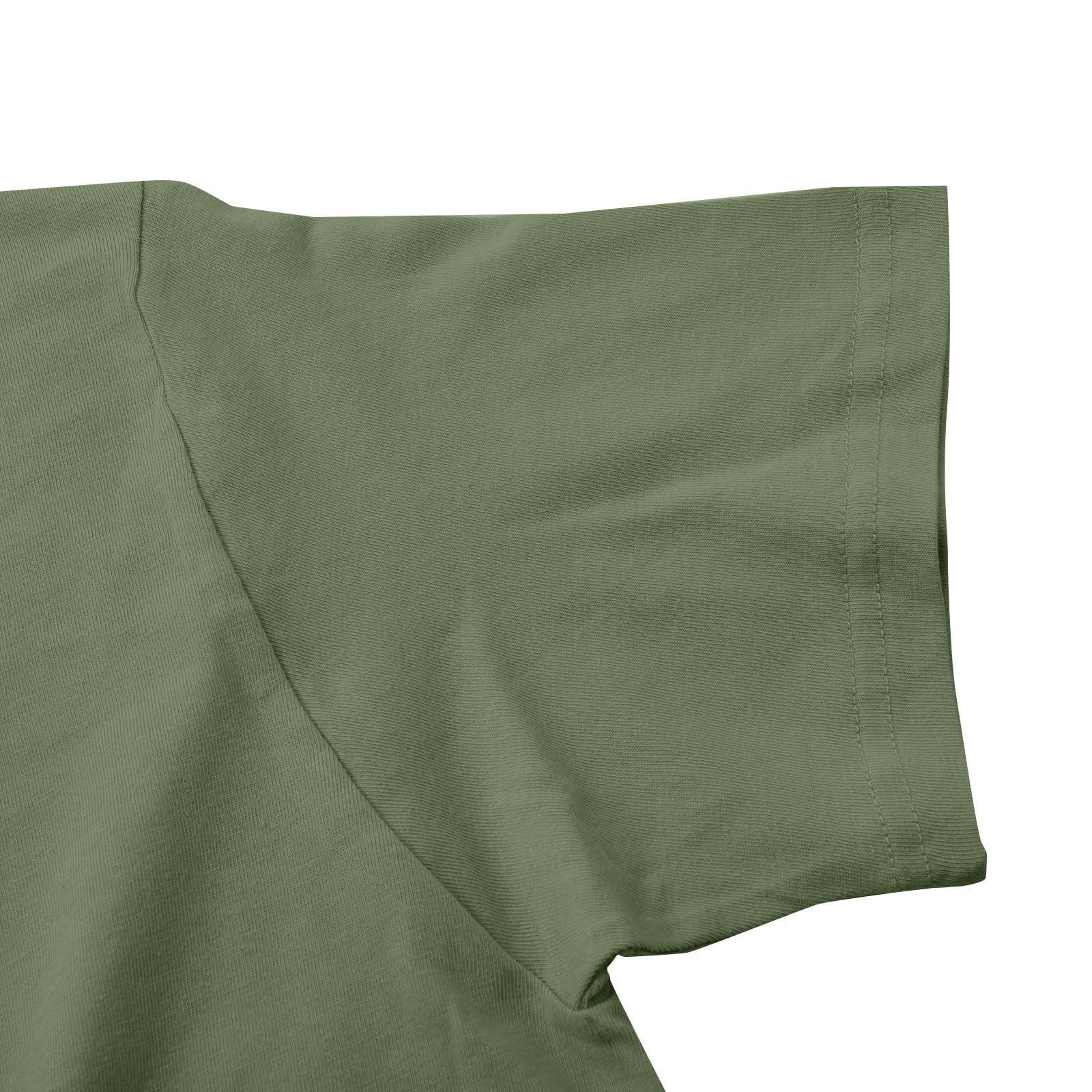 Generico Maglia T Uomo in Cotone Collo Tondo Maniche Corte, Tessuto Morbido Modello Base per L'Estate in Stile Casual