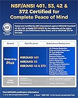 Vista 3 de Waterdrop Plus 5231JA2002A NSF 401&53 Filtro de agua para refrigerador, reduce PFAS, repuesto para LG® LT500P®, ADQ72910911, ADQ72910901, Kenmore