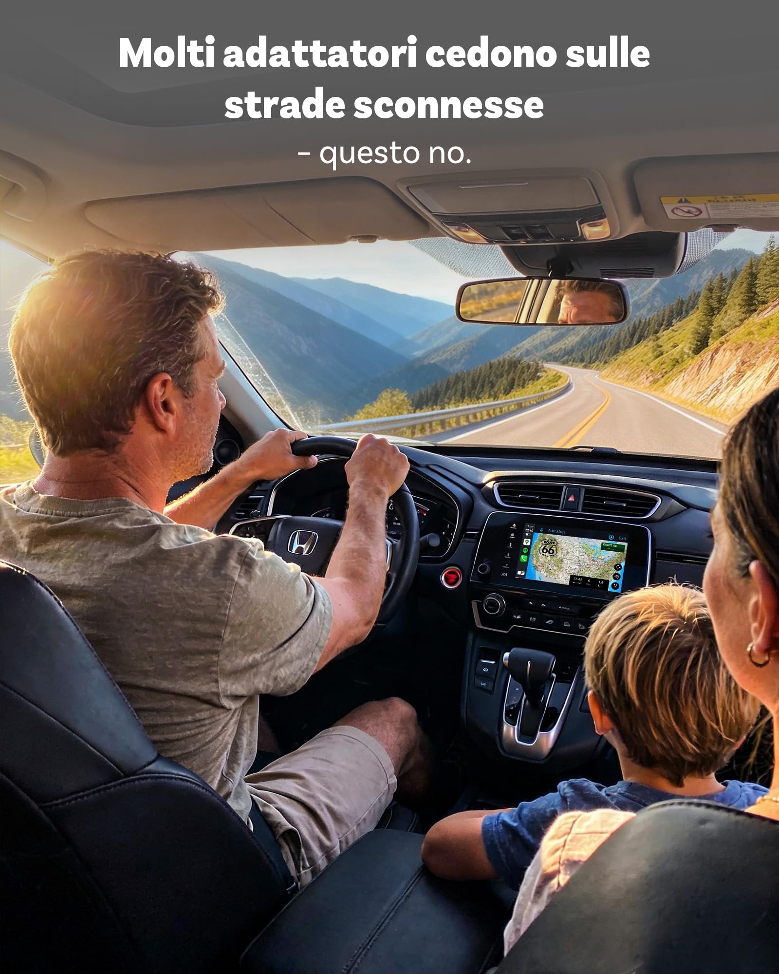 OTTOCAST Mini Pico Adattatore Wireless CarPlay e Android Auto, Trasforma CarPlay cablato in wireless, Passaggio con un tocco tra 2 telefoni, Riconnessione automatica rapida, WiFi 6, Bluetooth 5.4