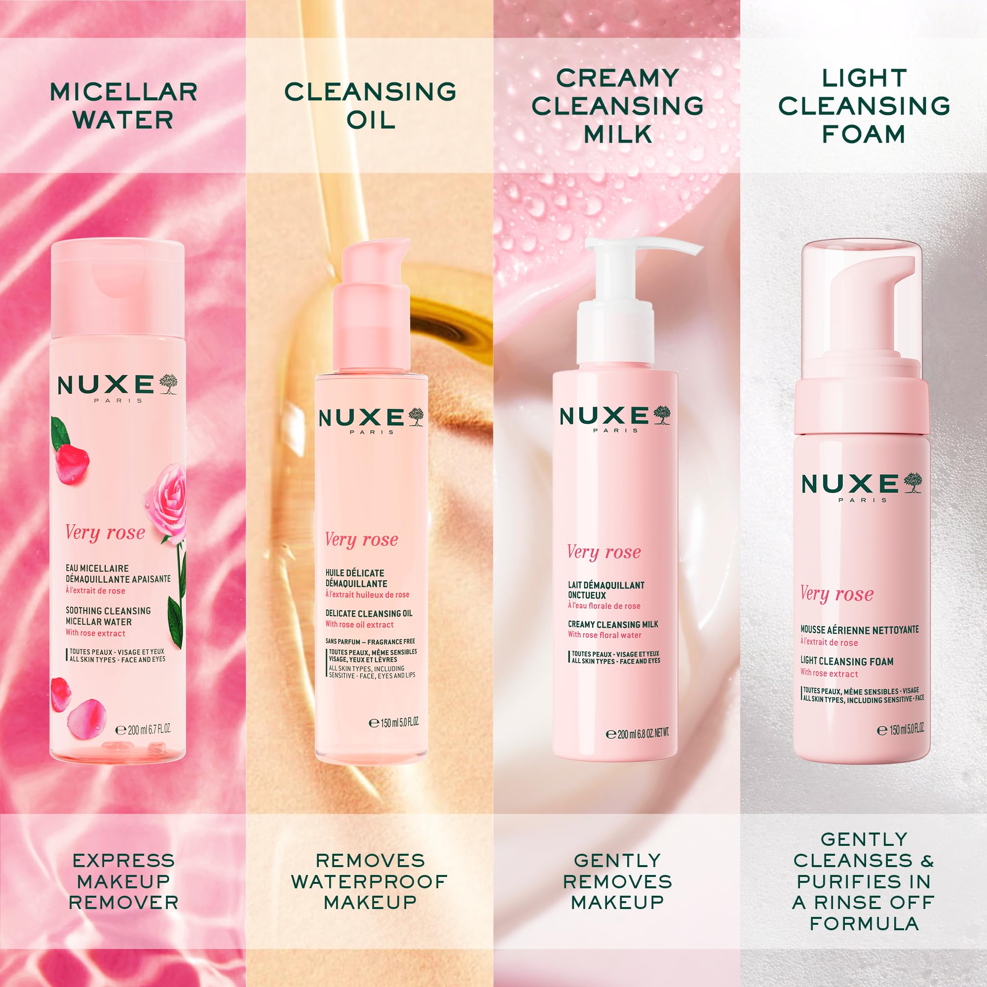 Nuxe Very Rose Eau micellaire Apaisante Nettoyante 400ml