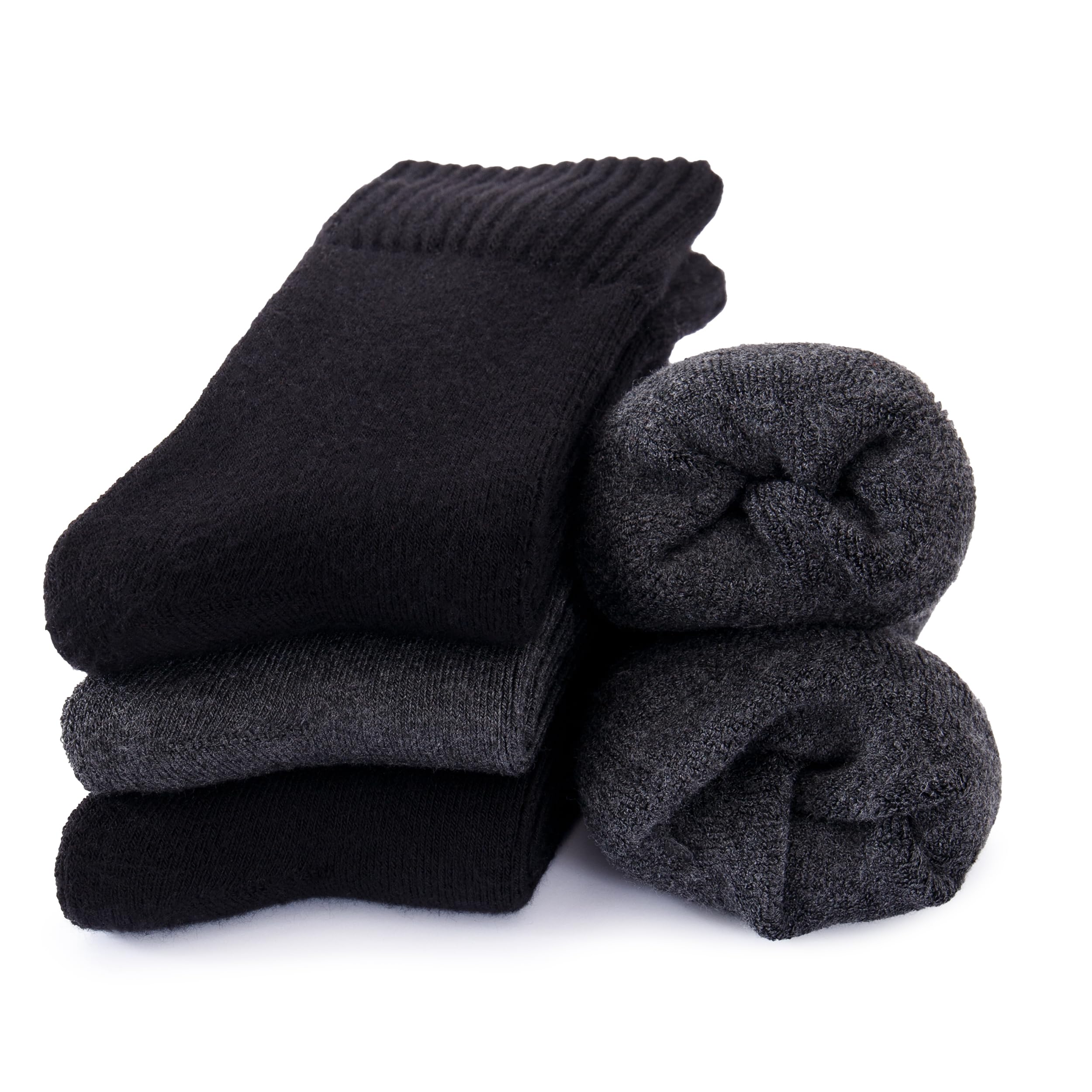 Occulto Herren & Damen Bambus Winter Socken 5er Pack (Modell: Mika)
