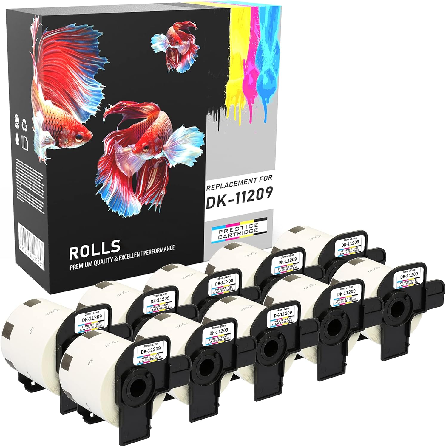 Prestige Cartridge DK11209 29 mm x 62 mm Address Labels Roll for ...
