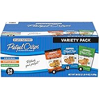 Vista 8 de Snack Factory Pretzel Crisps Sabor Original, Paquete de Snacks Tamaño Individual, 1.5 Oz (Paquete de 24)
