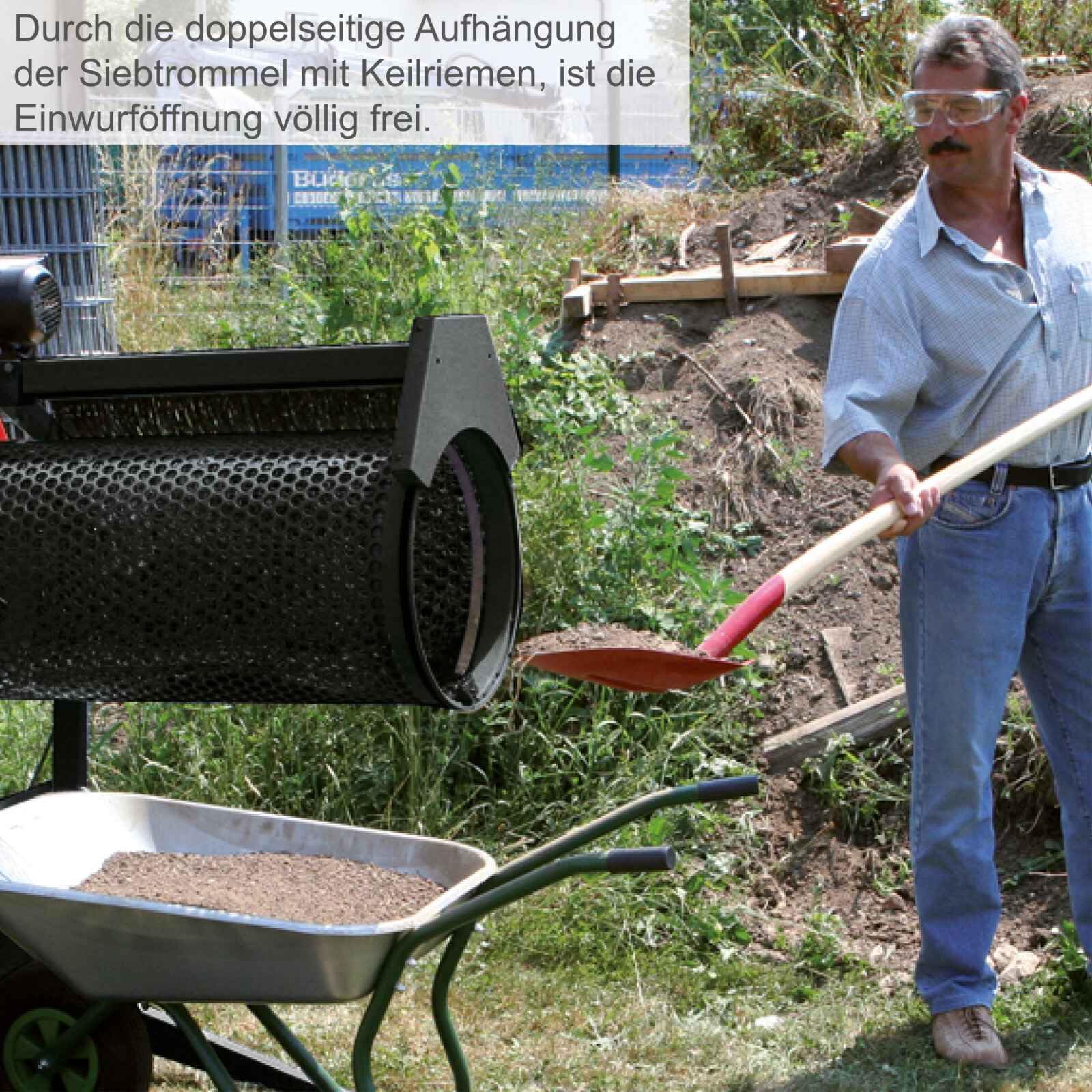 Scheppach Rullo Setaccio da Giardino