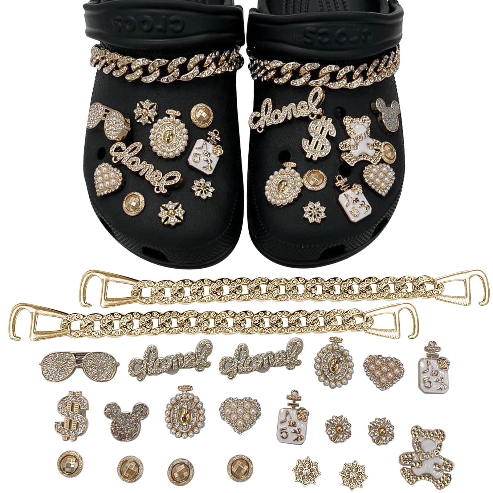 Schoenbedels DIY Kristal Diamant Afneembare Decoratie Gesp Accessoires Kinderfeest Meisjes Cadeau kopen vanaf een prijs van 15