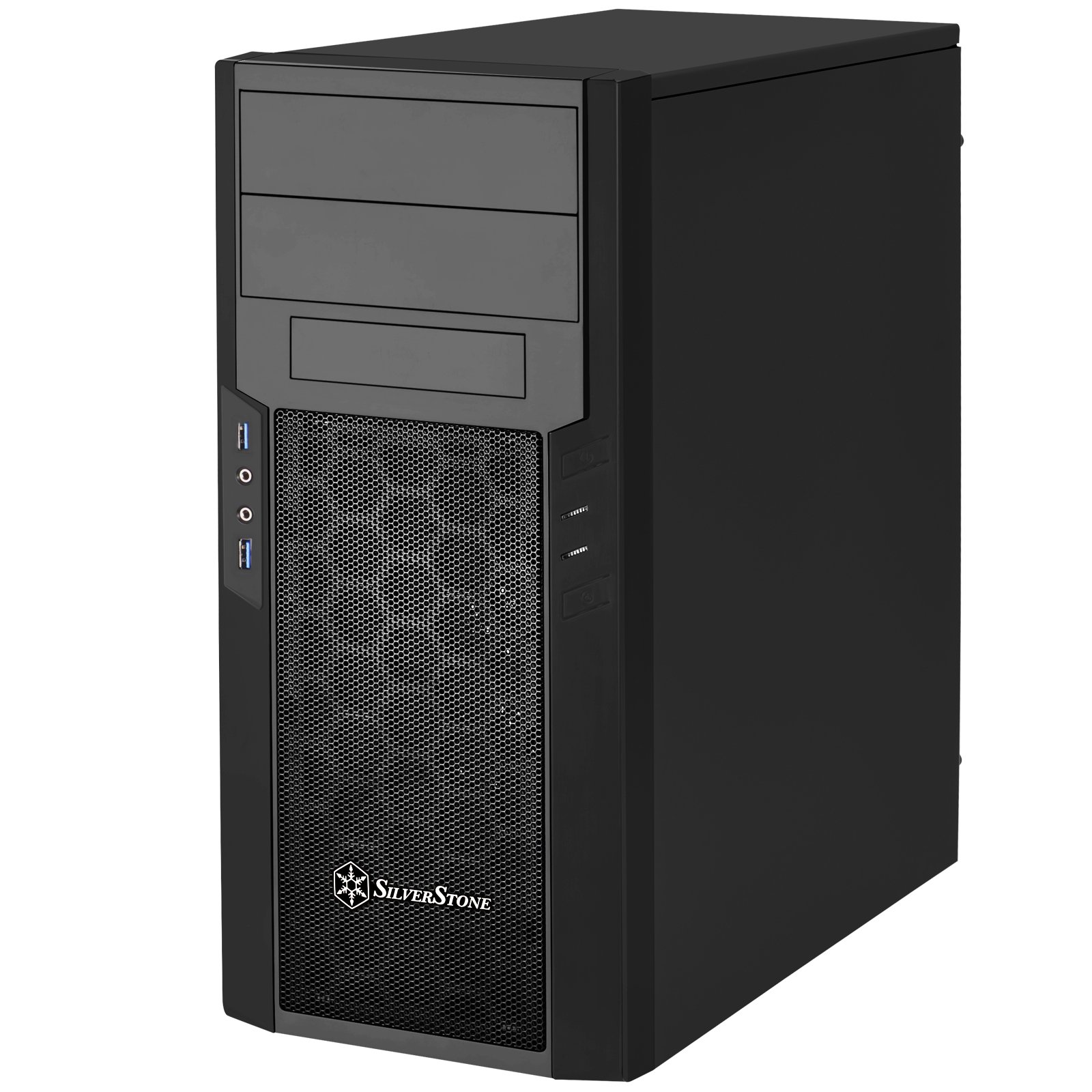 SilverStone SST-PS13B - Boîtier PC silencieux moyen tour Precision ATX, noir