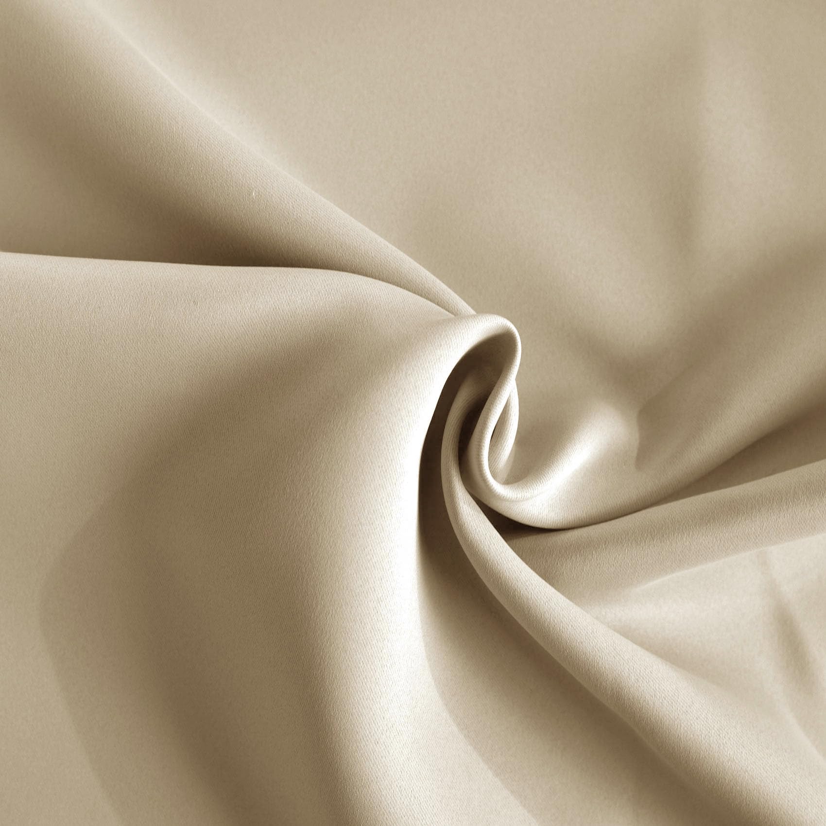 Rideau 100% Occultant Ignifugé M1 Non Feu - Polyester Unis - Non Feu M1, Isolation Phonique et Thermique - Idéal pour Chambre, Salon, Hôtel - 140 x 260 cm - Écru