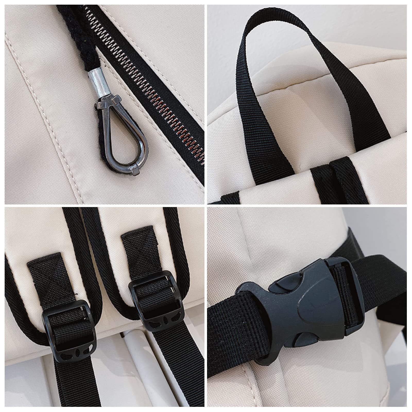 Zaino unisex Zaino da viaggio in nylon impermeabile di grande capacità Borsa da scuola per adolescenti