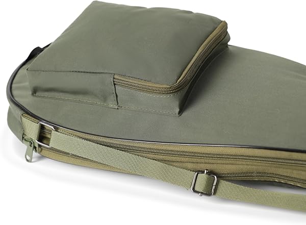 Alephnull Copertura per racchetta da squash per 2 racchette, borsa imbottita con tasca per palline con cerniera - 2