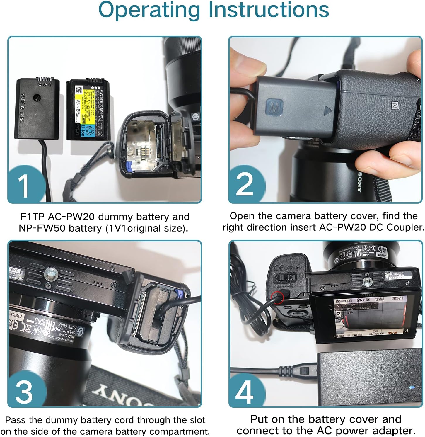 dummy battery sony a6100