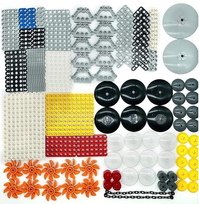 Mamey Technik Ersatzteile Set, Klemmbausteine Runde Scheibe Verbinder ...