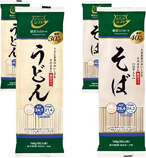 からだシフト 糖質コントロール 乾麺セット (そば ×２個 うどん ×２個)【セット買い】