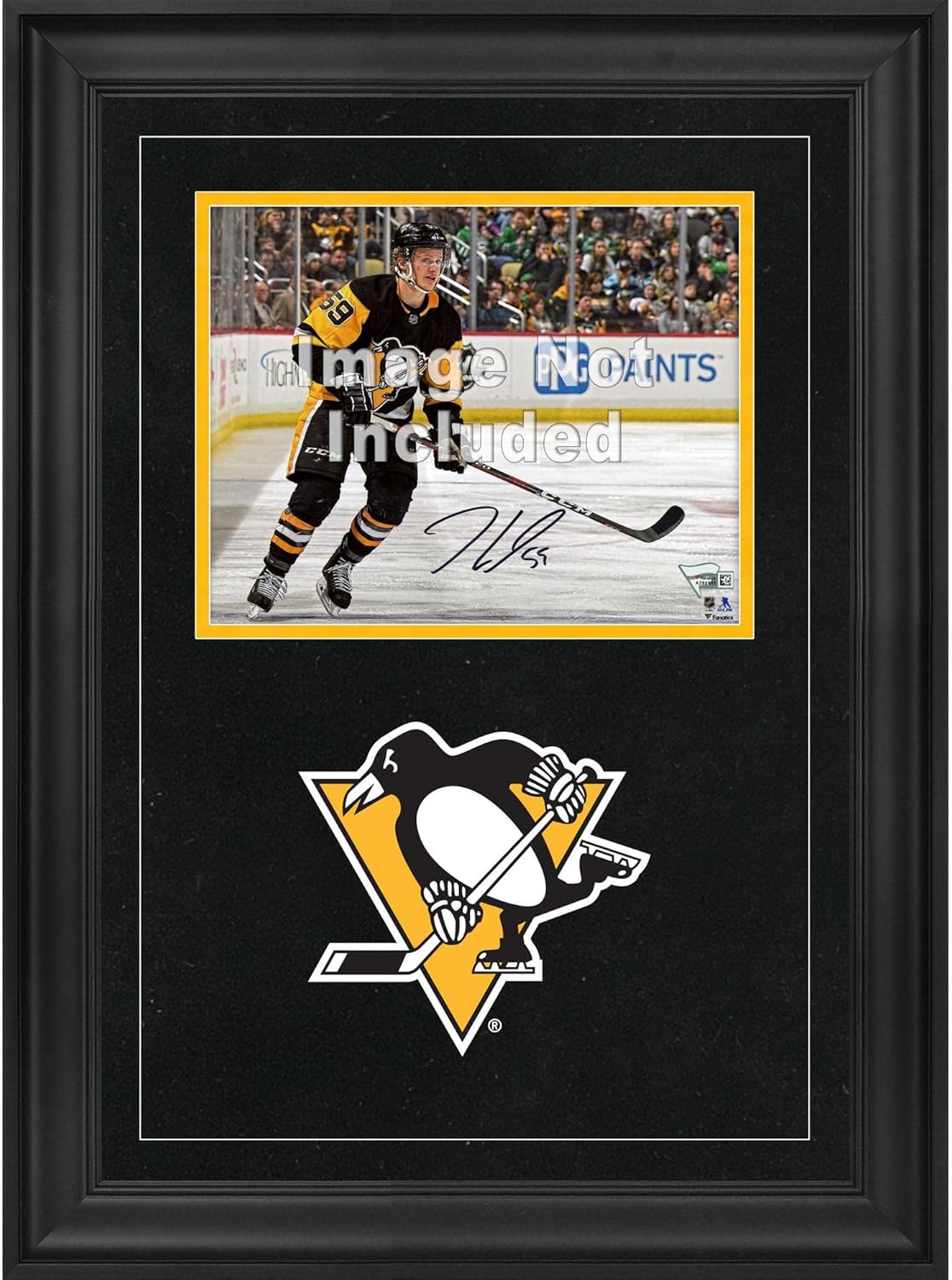 Pittsburgh Penguins Deluxe 8" x 10" Horizontal Photograph Frame with Team Logo - Hockey Other Display Cases