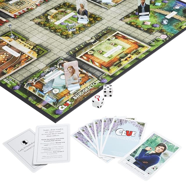 Foto 8 de 8 de Hasbro Gaming Clue: Bridgerton Edition-BoardGame para Mayores de 17 años