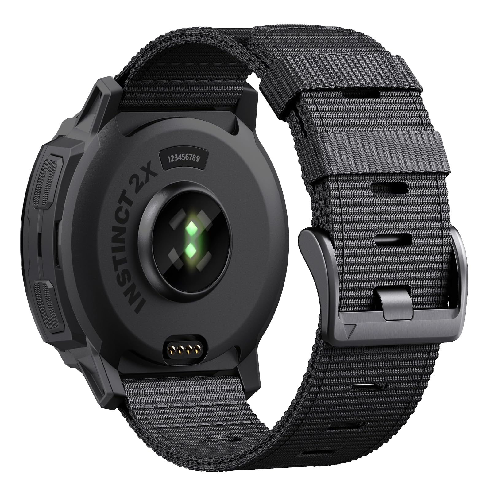 for Garmin Instinct 2X, Instinct 3(50mm) Rugged Nylon Watch Straps (Solar & AMOLED) Tactical-Style Strap with Tools, Fits for Garmin Instinct 50mm Strap