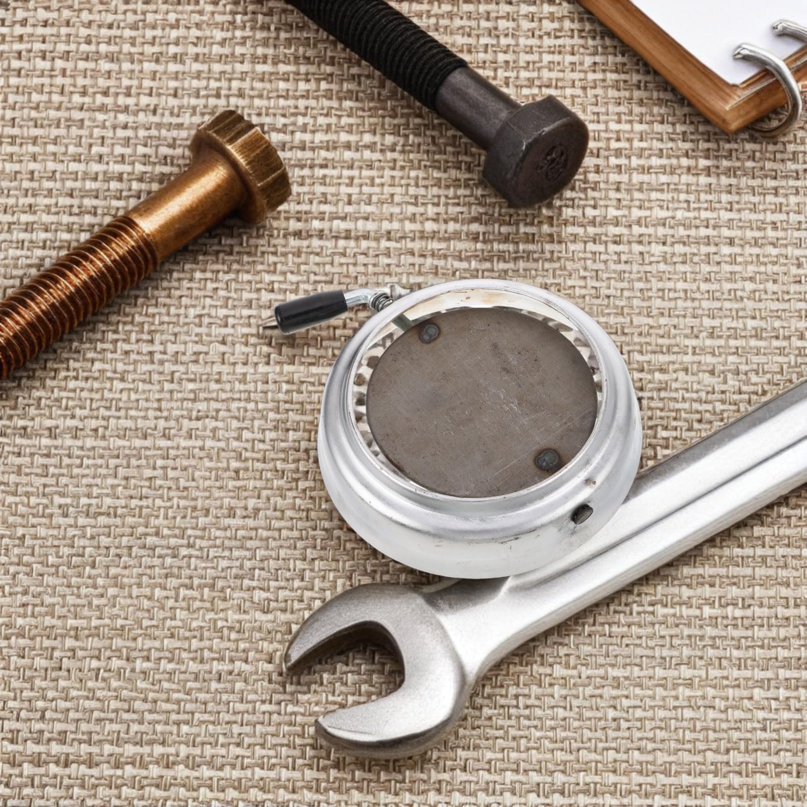Valvola Serranda Fumaria in Ferro Argento 15cm per Caminetti | Compatibile Legna e Carbone, Tenuta ad Alta Temperatura, Accessorio Chiusura Efficiente