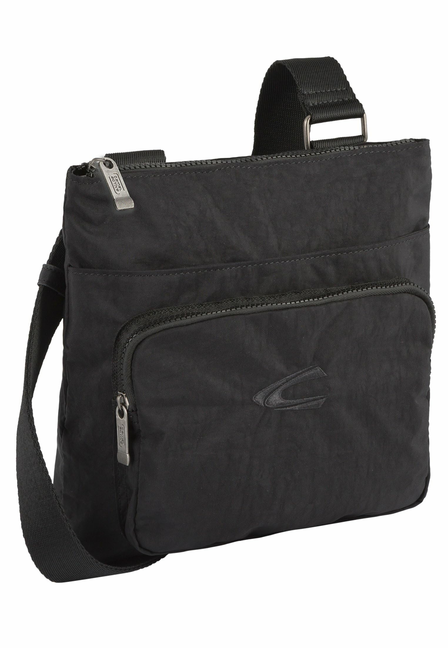 camel active Journey, Men’s, Herren, Journey, Umhängetasche, Schultertasche, S, Schwarz, B00 614 60, Black, S -