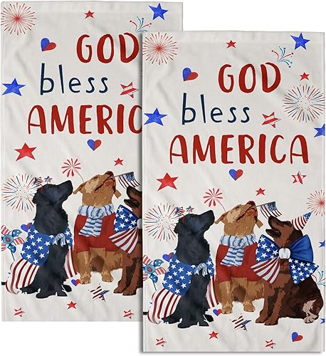 Miniatura 40 de Giwawa Juego de 2 toallas de mano de ciervos del bosque, toallas de mano de animales salvajes, toallas suaves para la cara de los invitados