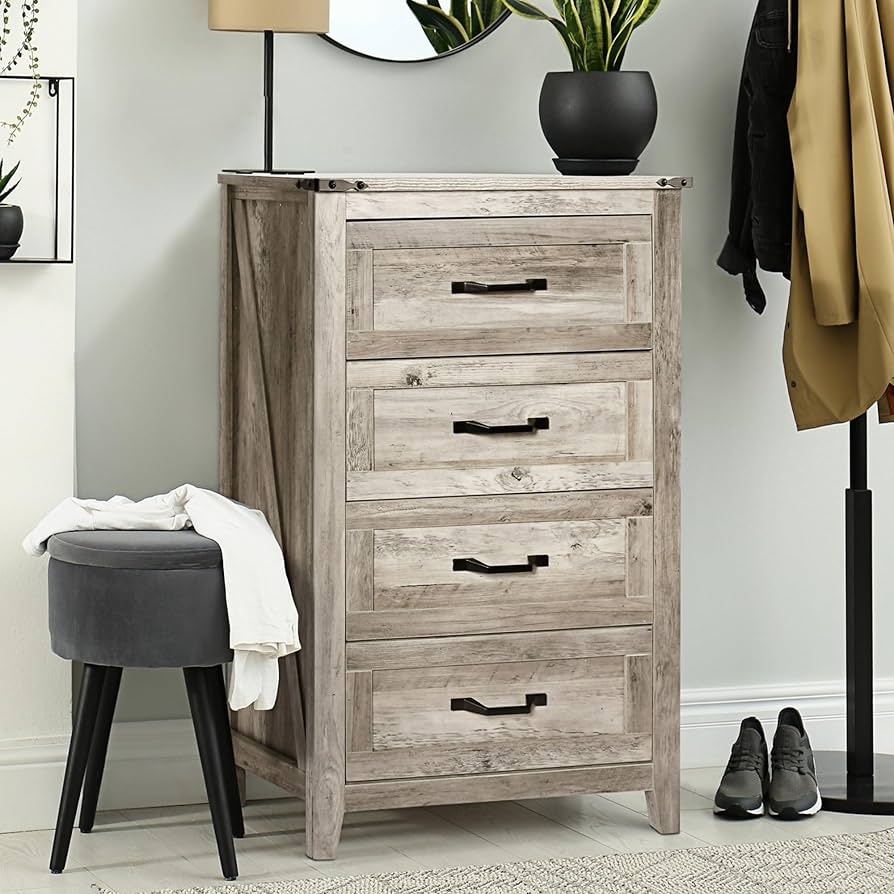 Amazon.com: NEDYO 2PCS Rustic Dresser and Nightstand Set